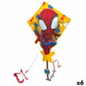 Zabawa w Budowanie + Figury Spider-Man 55 X 68 X 2 CM (6 Sztuk)