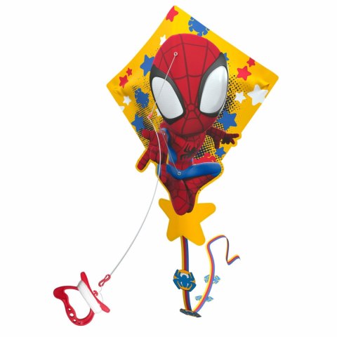 Zabawa w Budowanie + Figury Spider-Man 55 X 68 X 2 CM (6 Sztuk)