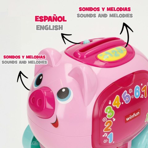 Zabawka do ciągnięcia Winfun 17 x 16 x 13 cm (4 Sztuk)