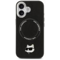 Etui Karl Lagerfeld Choupette Pin MagSafe do iPhone 17 czarny
