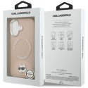 Etui Karl Lagerfeld Choupette Pin MagSafe do iPhone 17 różowy