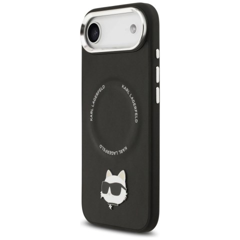 Etui Karl Lagerfeld Choupette Pin MagSafe do iPhone Air czarny