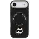 Etui Karl Lagerfeld Choupette Pin MagSafe do iPhone Air czarny