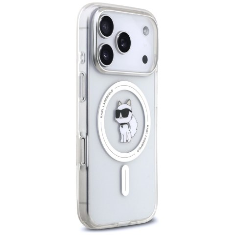 Etui Karl Lagerfeld IML Choupette MagSafe do iPhone 17 Pro Max przezroczysty