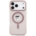 Etui Karl Lagerfeld IML Choupette MagSafe do iPhone 17 Pro Max różowy