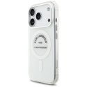 Etui Karl Lagerfeld IML Karl RSG Logo MagSafe do iPhone 17 Pro przezroczysty
