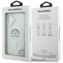 Etui Karl Lagerfeld IML Karl RSG Logo MagSafe do iPhone 17 przezroczysty
