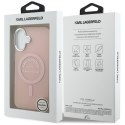 Etui Karl Lagerfeld IML Karl RSG Logo MagSafe do iPhone 17 różowy