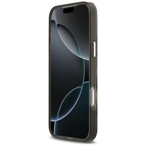 Etui Karl Lagerfeld IML Leopard Pattern MagSafe do iPhone 17 Pro Max brązowy