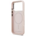 Etui Karl Lagerfeld Initial & Metal Logo MagSafe do iPhone 17 Pro Max różowy