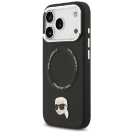 Etui Karl Lagerfeld Karl Pin MagSafe do iPhone 17 Pro Max czarny