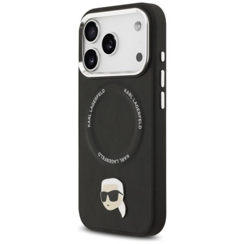 Etui Karl Lagerfeld Karl Pin MagSafe doiPhone 17 Pro czarny