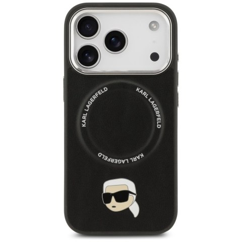Etui Karl Lagerfeld Karl Pin MagSafe doiPhone 17 Pro czarny