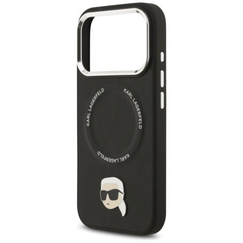 Etui Karl Lagerfeld Karl Pin MagSafe doiPhone 17 Pro czarny