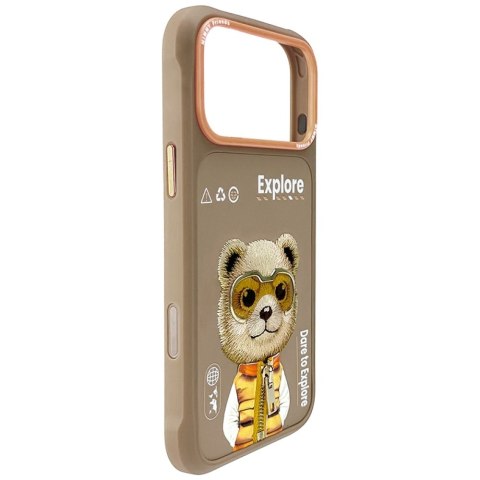 Etui Nimmy Cool&Cute 2.0 Bear do iPhone 17 Pro beżowy