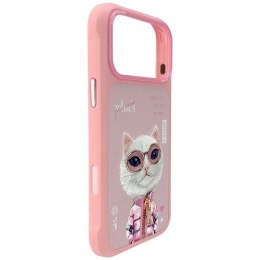 Etui Nimmy Cool&Cute 2.0 Cat do iPhone 17 Pro różowy
