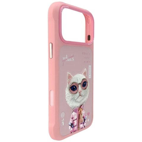 Etui Nimmy Cool&Cute 2.0 Cat do iPhone 17 Pro różowy