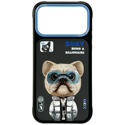 Etui Nimmy Cool&Cute 2.0 Dog do iPhone 17 Pro czarny