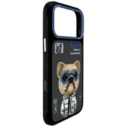 Etui Nimmy Cool&Cute 2.0 Dog do iPhone 17 Pro czarny