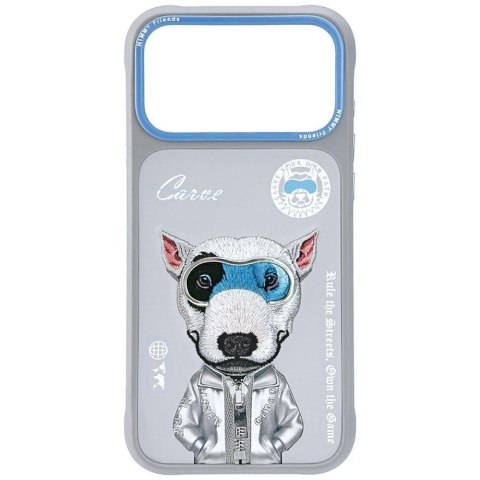 Etui Nimmy Cool&Cute 2.0 Dog do iPhone 17 Pro szary