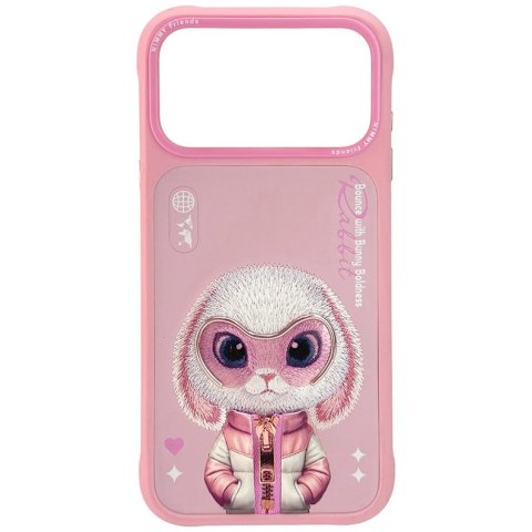 Etui Nimmy Cool&Cute 2.0 Rabbit do iPhone 17 Pro różowy