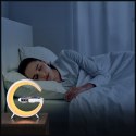 Wielofunkcyjna Lampka G MajesticLine z budzikiem i głośnikiem bluetooth biały