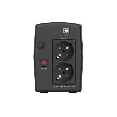 INFOSEC ZASILACZ AWARYJNY UPS X1+ 500, 500VA, 300W, 2X FR/SCHUKO