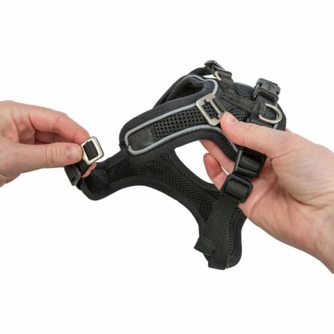 Szelki dla psa Trixie Premium FlexMesh Czarny L