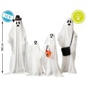 Dekoracje na Halloween 160 x 50 x 20 cm Biały Duch (4 Części) (4 Sztuk)