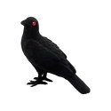 Dekoracje na Halloween 19 cm Czarny Kruk
