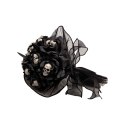 Dekoracje na Halloween 22 x 22 x 25 cm Czarny Czaszki