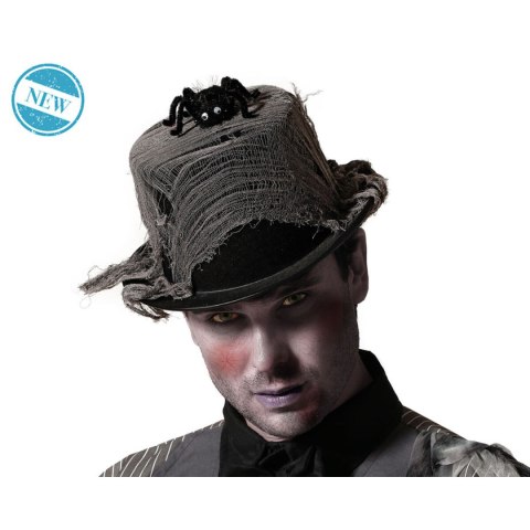 Dekoracje na Halloween Czarny Pająk Kapelusz