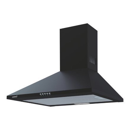 Okap CATA | Kaptur | OMEGA 600 BK | Montaż na ścianie | Klasa efektywności energetycznej C | Szerokość 60 cm | 645 m3/h | Mechan