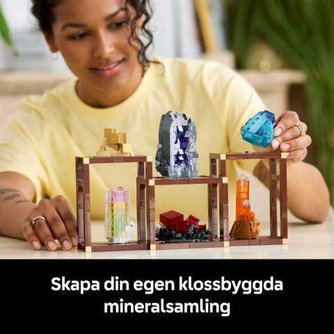 Gra Budowlana z Blokami Konstrukcyjnymi Lego Mineral 21362 880 Części