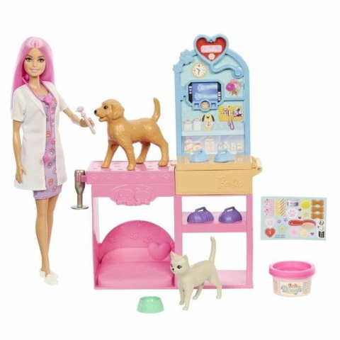 Playset Barbie Veterinarian Clinic 15 Części