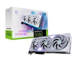 MSI GAMING GEFORCE RTX 5080 16G TRIO OC WHITE karta graficzna NVIDIA 16 GB GDDR7