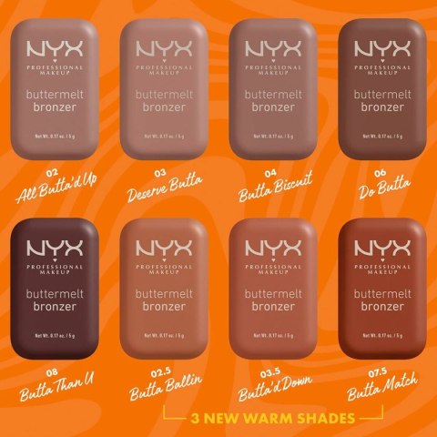 Zestaw Do Makijażu NYX BUTTERMELT BRONZER
