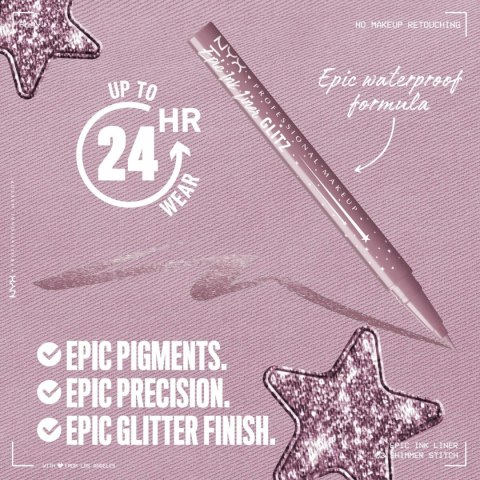 Zestaw Do Makijażu NYX EPIC INK LINER GLITZ