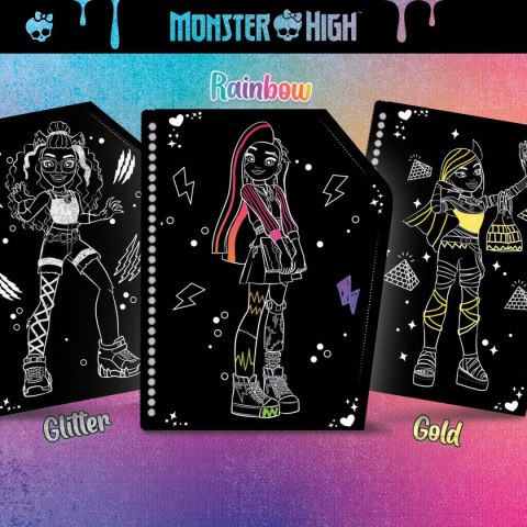 Zestaw do rysowania Monster High (12 Sztuk)