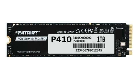 Dysk SSD 1TB P410 PCIe M.2 Gen4 x4 NVMe 1.4 2280 5000/4500MB/s