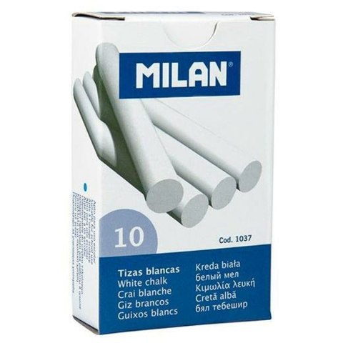 Kredy Milan Biały 10 Części (10 Sztuk)