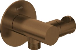 Przyłącze kątowe okrągłe z uchwytem na słuchawkę