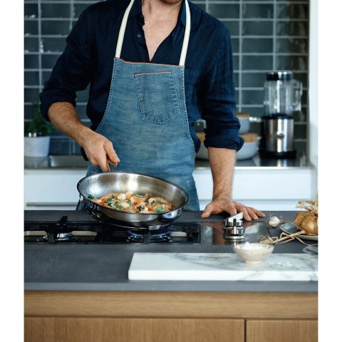 WMF Profi 0794649991 - Okrągła - Patelnia uniwersalna - Stal nierdzewna - 250 °C - Ceramika - Gaz - Halogen - Indukcja - Stal ni