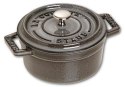 Mini garnek żeliwny okrągły Staub - 250 ml, Grafitowy