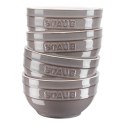 Staub Ceramique Zestaw misek 0,4 l Okrągły Ceramika Szary 4 szt.