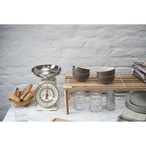 Staub Ceramique Zestaw misek 0,4 l Okrągły Ceramika Szary 4 szt.