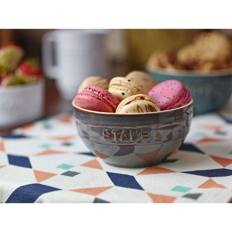 Staub Ceramique Zestaw misek 0,4 l Okrągły Ceramika Szary 4 szt.