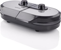 Grill elektryczny Gorenje Mini Grill, Talerz waflowy, WM1400SB, 1400 W, Średnica 18 cm, Czarny