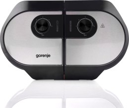 Grill elektryczny Gorenje Mini Grill, Talerz waflowy, WM1400SB, 1400 W, Średnica 18 cm, Czarny