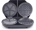 Grill elektryczny Gorenje Mini Grill, Talerz waflowy, WM1400SB, 1400 W, Średnica 18 cm, Czarny